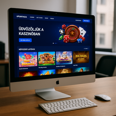 Sportaza - Desktop Platform Design - Modern Casino Interface